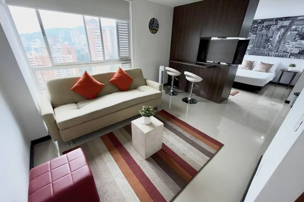 Apartamento Gorgeous Studio Apt El Poblado. Best Area in MDE Medellín